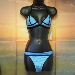 10 for $20 Blue and Black Bikini 2pc NWT
